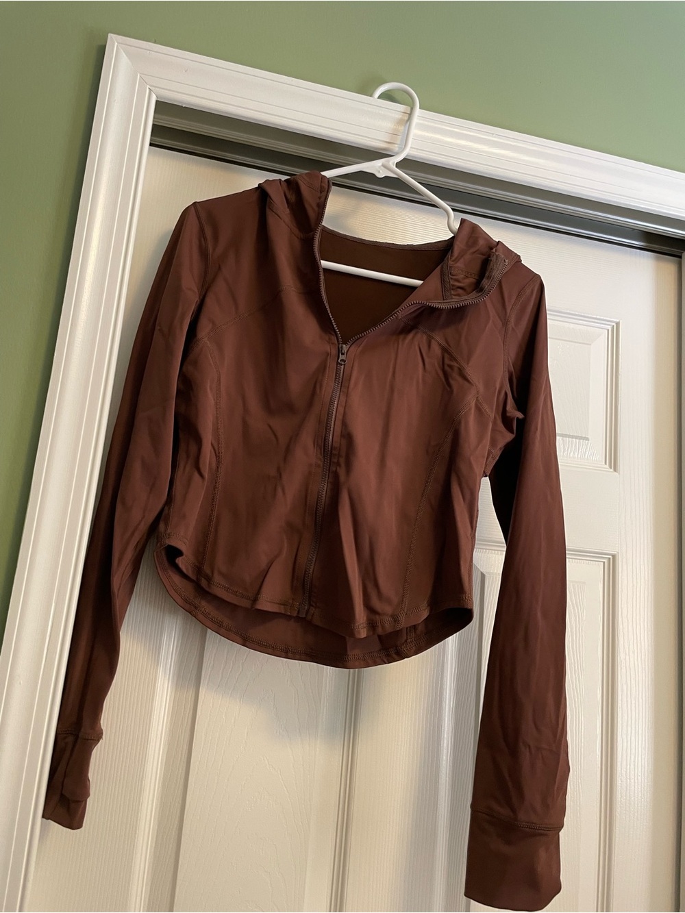 HALARA Brown Women's Hooded Zip Jacket